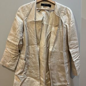 Golden linen Jacket